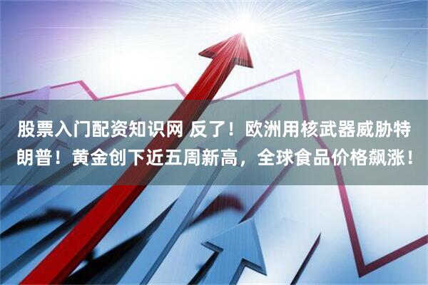 股票入门配资知识网 反了！欧洲用核武器威胁特朗普！黄金创下近五周新高，全球食品价格飙涨！